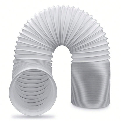 Adjustable Air Ducting Pipe Heavy-Duty Four-Layer Protection Dryer Vent Hose Exhaust White