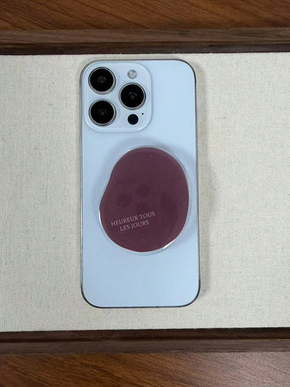 Adjustable Asymmetrical Shaped Push-Pull Phone Grip Asymmetrical Pattern Phone Grip Stand, Slouchy Bracket, Adhesive Portable Air Cushion Phone Holder Mother's Day Gift
