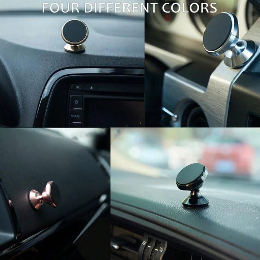 Adjustable Magnetic Car Phone Holder Magnetic Car Phone Holder For Dashboard, Strong Magnet Tight Fit, Non-Slip & Scratch-Free, Multi-Angle Adjustable, Universal For All Phone Models, Navigation Mount