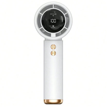 [Adjustable USB Personal Mini Fan] Rechargeable Handheld Turbo Fan- 100 Adjustable Speeds, Portable Fan Perfect For Beach, Indoor And Outdoor