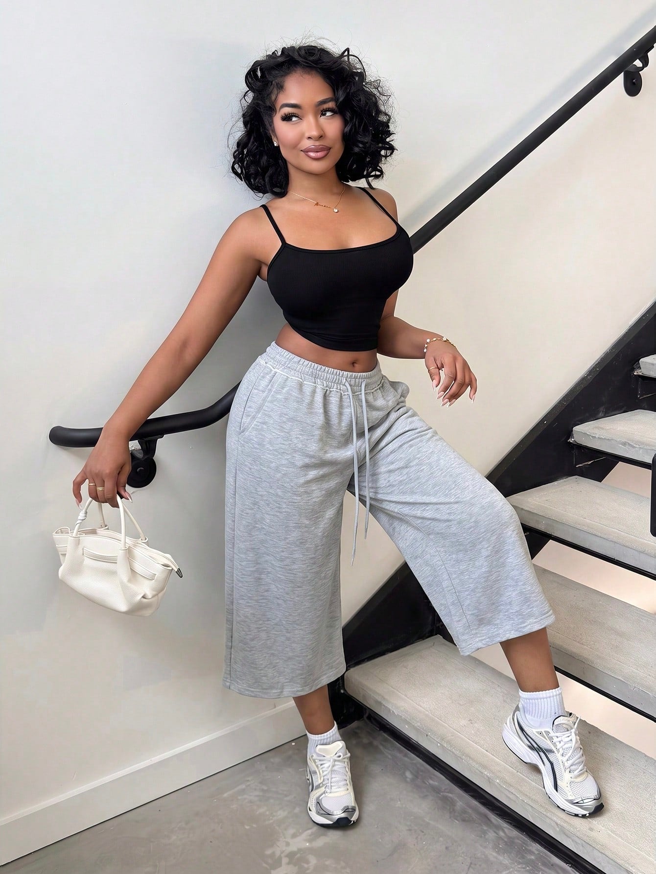 Alexandranx Summer For Women Streetwear Casual Sports Loose-Fitting Athletic Shorts, Gray Track, For Gym City Break, Run