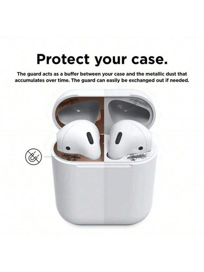 Alloy Metal Dust Guard Sticker Bluetooth Earphone Cases Metal Dust Guard Sticker Case Compatible With Airpods Pro 2 1 Compatible With AirPods 3 4 Birthday