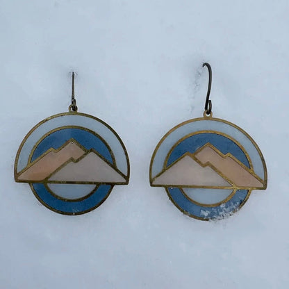 Alpina Stained Glass Resin Earrings