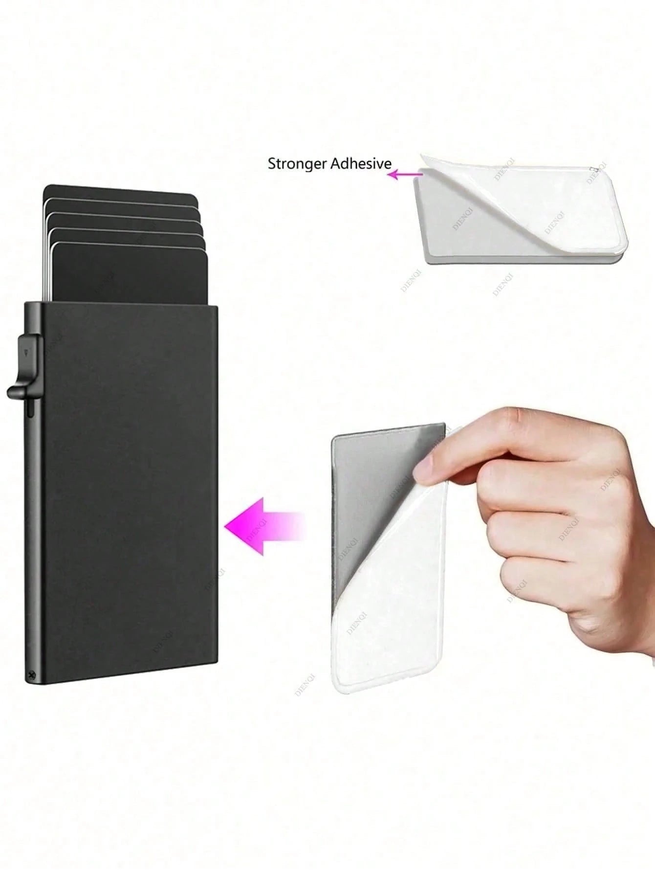 Aluminum Alloy Anti-Theft Card Case Wallet Birthday/Valentine's Day/Father's Day Gift Travel Back To School Card Holder Wallet Business Card Holder Credit Card Holder For Men Mini Wallet Card Wallet R