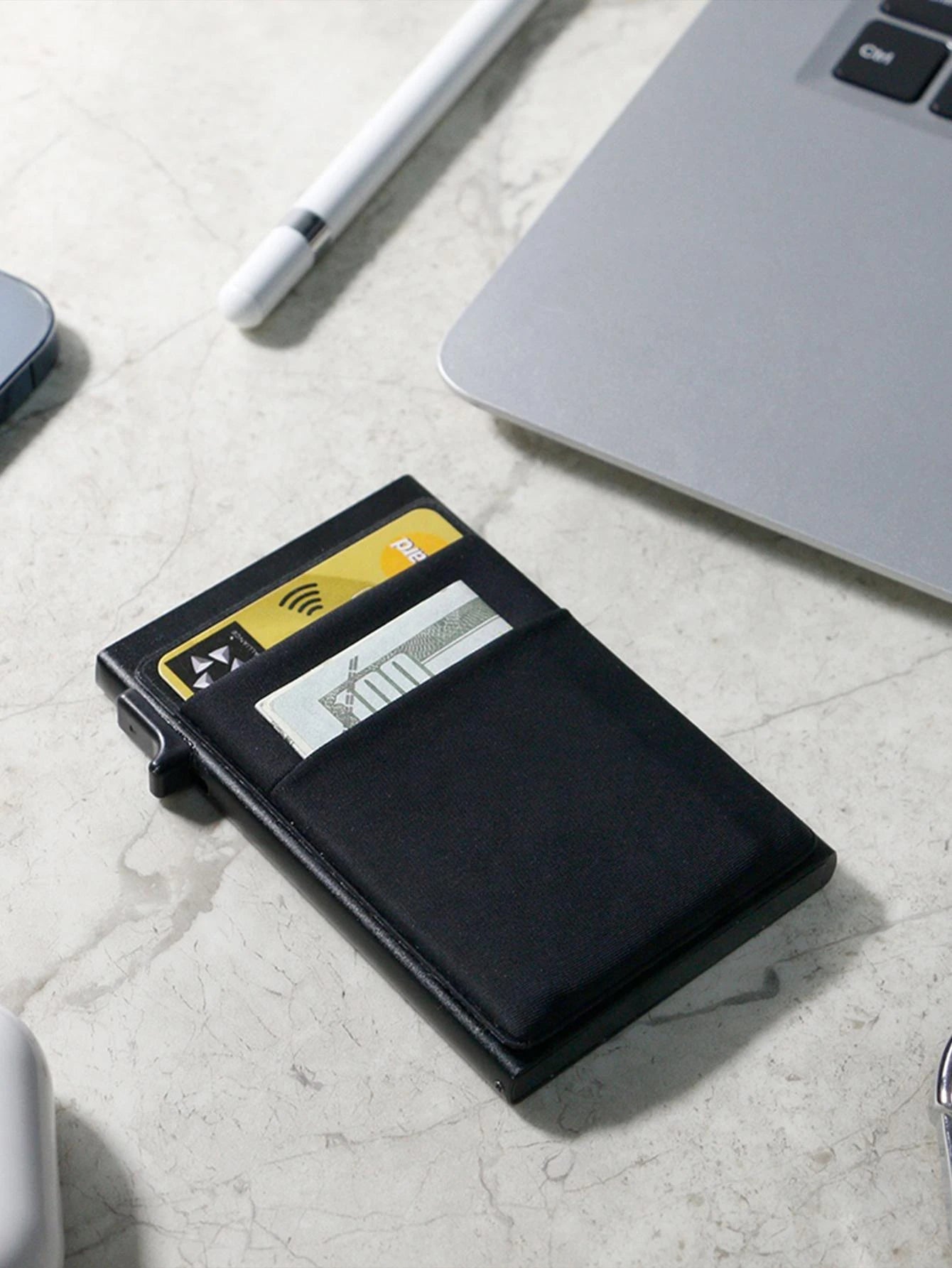 Aluminum Alloy Anti-Theft Card Case Wallet Birthday/Valentine's Day/Father's Day Gift Travel Back To School Card Holder Wallet Business Card Holder Credit Card Holder For Men Mini Wallet Card Wallet R