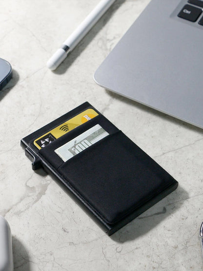 Aluminum Alloy Anti-Theft Card Case Wallet Birthday/Valentine's Day/Father's Day Gift Travel Back To School Card Holder Wallet Business Card Holder Credit Card Holder For Men Mini Wallet Card Wallet R