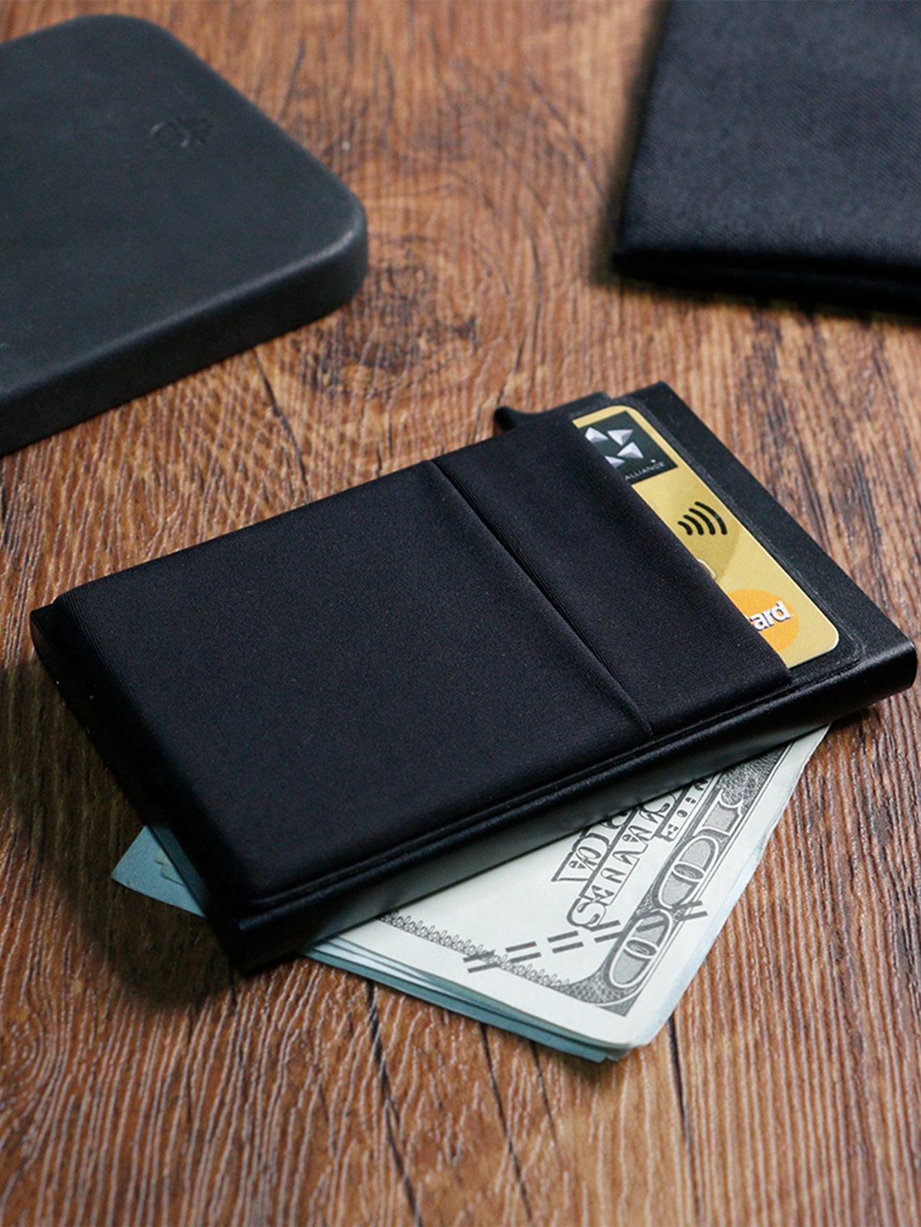 Aluminum Alloy Anti-Theft Card Case Wallet Birthday/Valentine's Day/Father's Day Gift Travel Back To School Card Holder Wallet Business Card Holder Credit Card Holder For Men Mini Wallet Card Wallet R