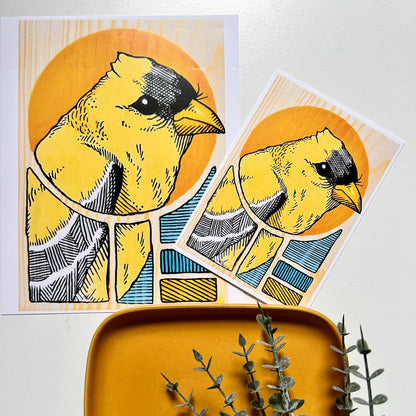 American GoldFinch Print