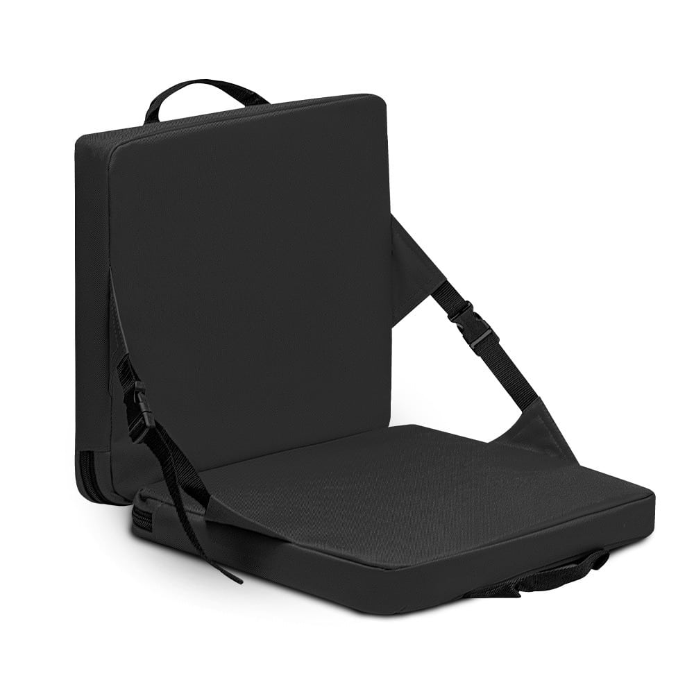 An Outdoor Portable Folding Seat Cushion; Stadium Seat; Portable Chair With Integrated Backrest