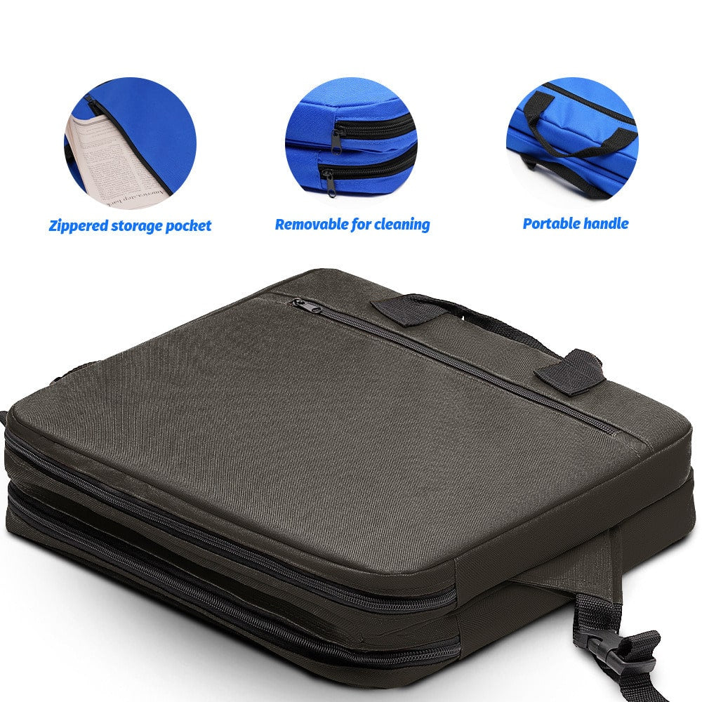An Outdoor Portable Folding Seat Cushion; Stadium Seat; Portable Chair With Integrated Backrest