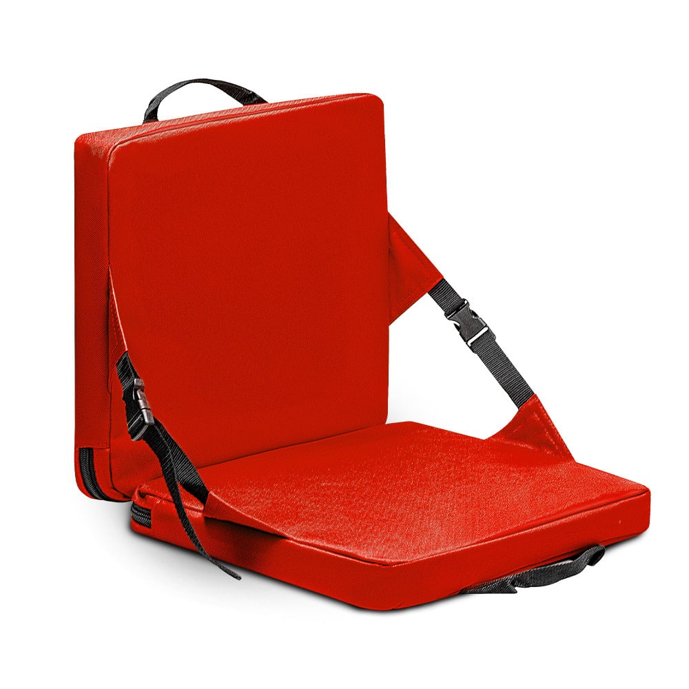 An Outdoor Portable Folding Seat Cushion; Stadium Seat; Portable Chair With Integrated Backrest