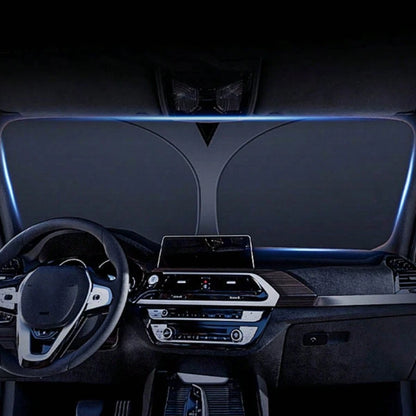 Anti-Ultraviolet Reflective Car Windshield Sunshade Protects The Inner And Outer Window Sunshades From The Effects Of Sunlight.