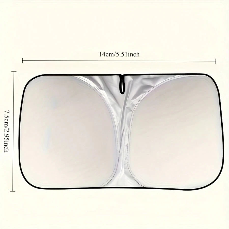 Anti-Ultraviolet Reflective Car Windshield Sunshade Protects The Inner And Outer Window Sunshades From The Effects Of Sunlight.