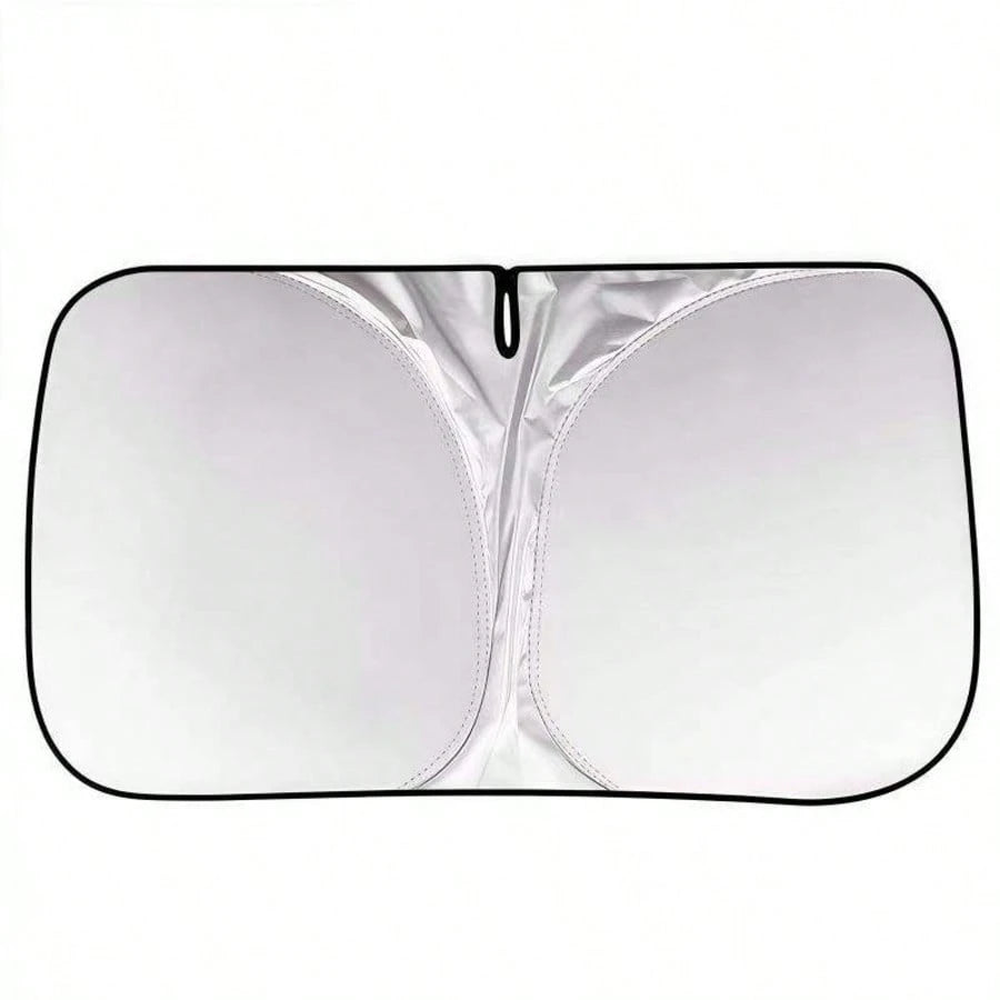 Anti-Ultraviolet Reflective Car Windshield Sunshade Protects The Inner And Outer Window Sunshades From The Effects Of Sunlight.