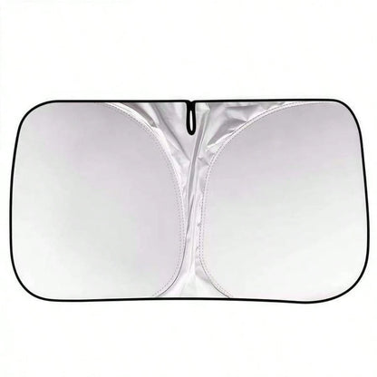Anti-Ultraviolet Reflective Car Windshield Sunshade Protects The Inner And Outer Window Sunshades From The Effects Of Sunlight.