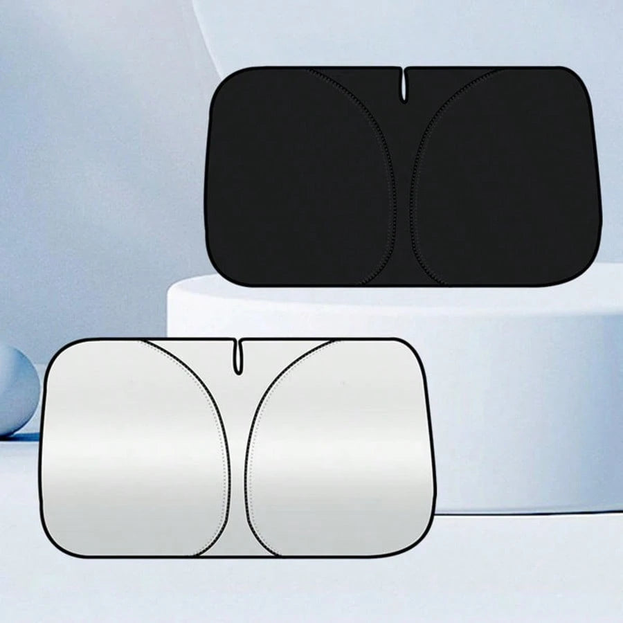 Anti-Ultraviolet Reflective Car Windshield Sunshade Protects The Inner And Outer Window Sunshades From The Effects Of Sunlight.