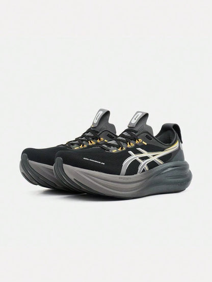 Asics Men's GEL-NIMBUS 28 GLITTER Running Shoes Low-Top 1011C343-001