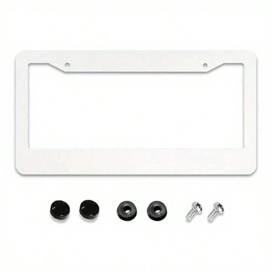 [Available] 2D Flat, 1 Piece 2D Flat Hunting Duck Camouflage Double-Hole Aluminum License Plate Frame- Rust-Proof, Unisex (122x6.3inch)- Standard American Car License Plate Protector, Hunting Theme