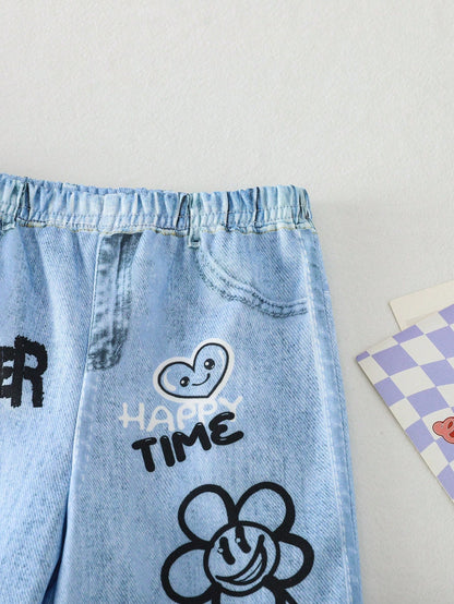 Baby Boy/Girl Knit Fitted Casual Pants, Newborn Girls Loose Straight Knit Trousers, Autumn/Winter Outdoor Knit Sweatpants For Baby Girls