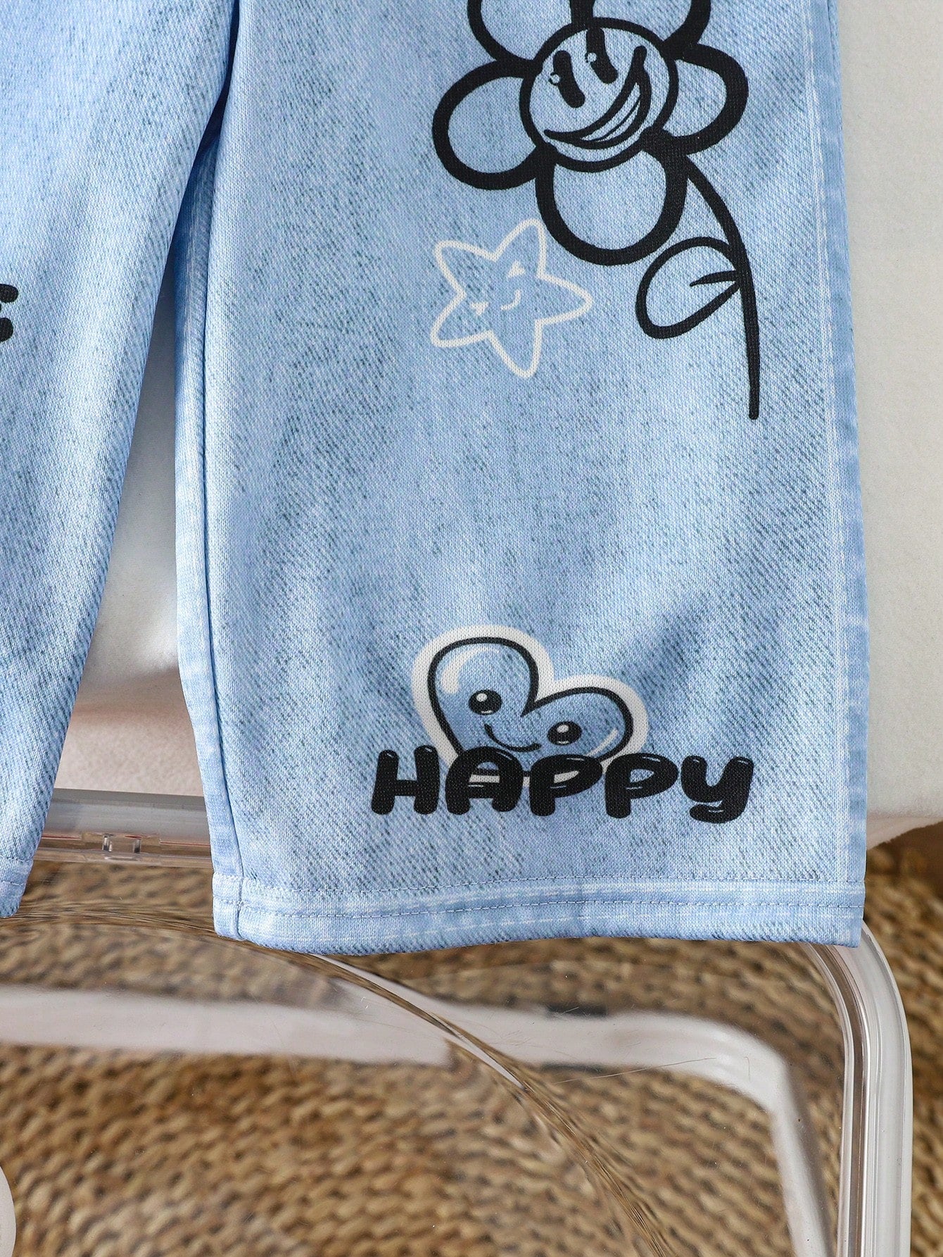 Baby Boy/Girl Knit Fitted Casual Pants, Newborn Girls Loose Straight Knit Trousers, Autumn/Winter Outdoor Knit Sweatpants For Baby Girls