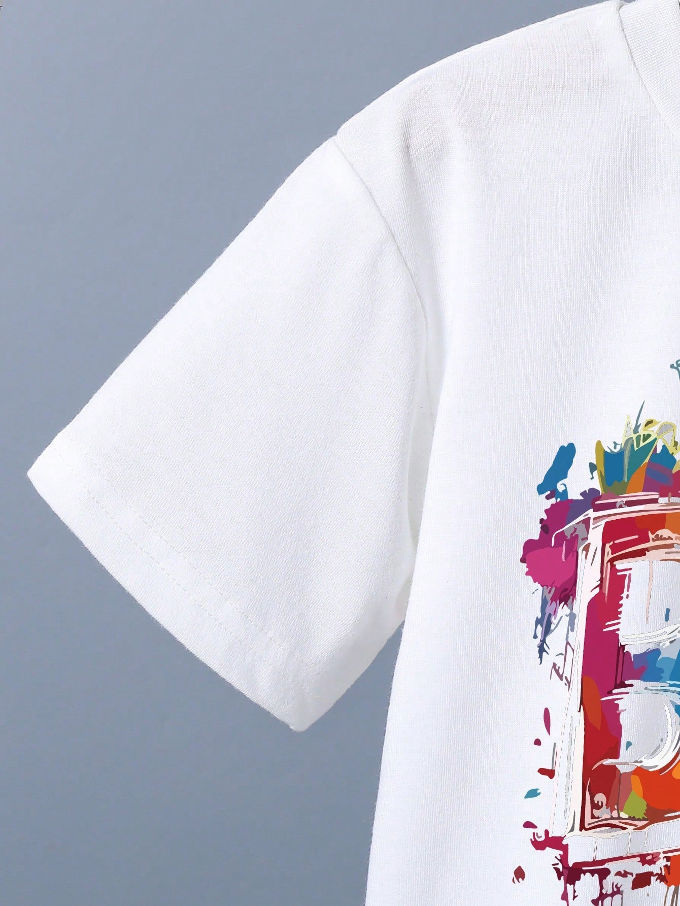 Baby Boy Letter Print Short Sleeve T-Shirt And Bow Tie Casual Shorts Set