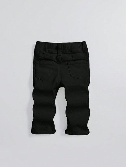 Baby Boys' Distressed Jeans With Thermal Lined