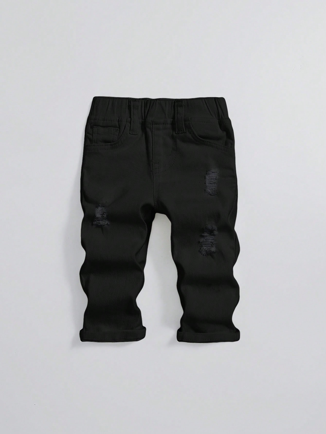 Baby Boys' Distressed Jeans With Thermal Lined