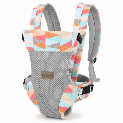 Baby Carrier For Infants And Toddlers, 4-In-1 Ergonomic Front And Back Baby Carrier, Breathable Mesh With Padded Shoulder StrapsFoldable Head Support