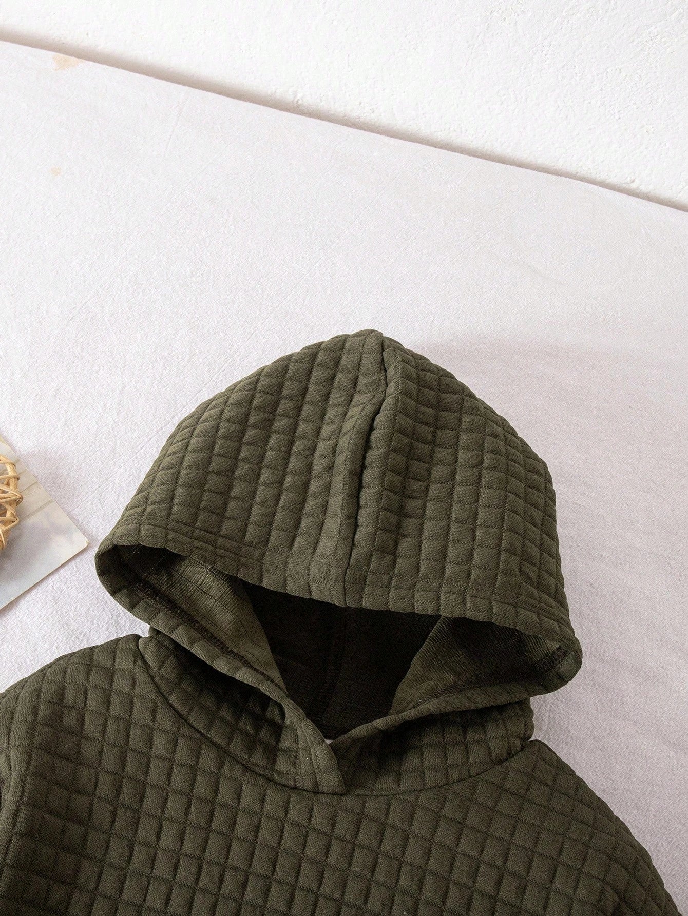 Babygirl Olive Green Casual Knit Sweatshirt And Pants Set,Autumn Modest Home Wear,Green Baby Clothes Warm Outfits For Christmas Autumn Winter Season