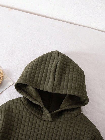 Babygirl Olive Green Casual Knit Sweatshirt And Pants Set,Autumn Modest Home Wear,Green Baby Clothes Warm Outfits For Christmas Autumn Winter Season