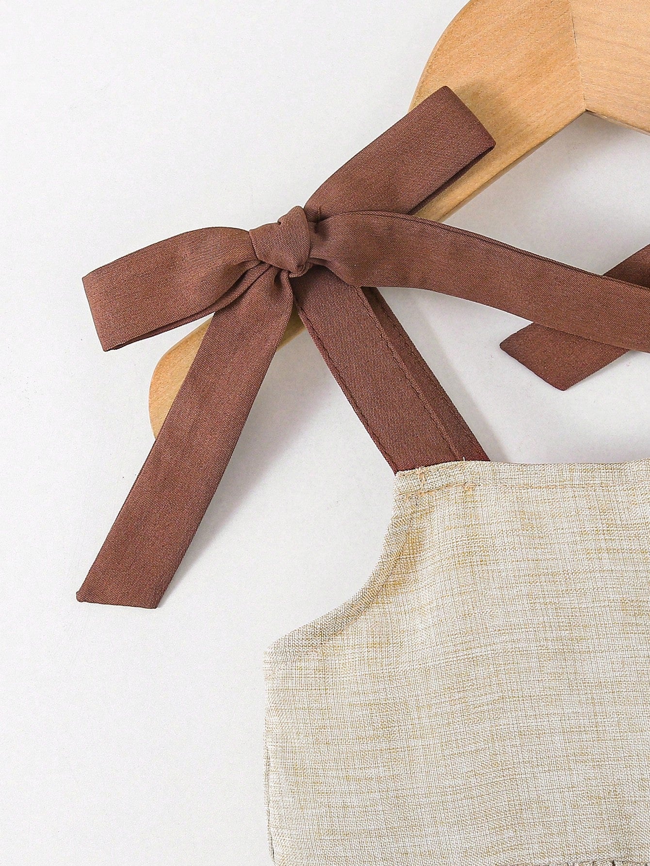 Babygirl Vacation Casual Cute Color Block Camisole Dress Matching Linen Dresses Sleeveless Mini Mom Daughter Bow Shoulder Midi