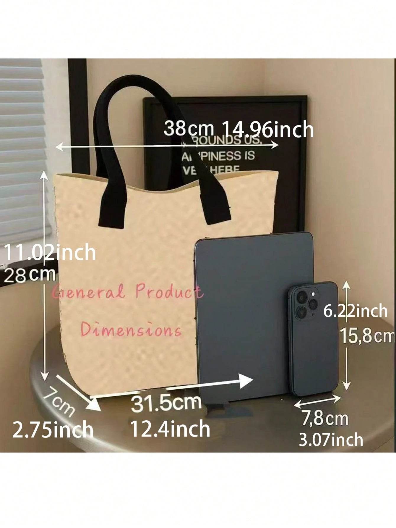 Back To School Season Disney Cute Cartoon Stitch Pattern Print Tote Bag, Suitable For Women's Daily Shopping And Gatherings, Casual Style Tote Bag