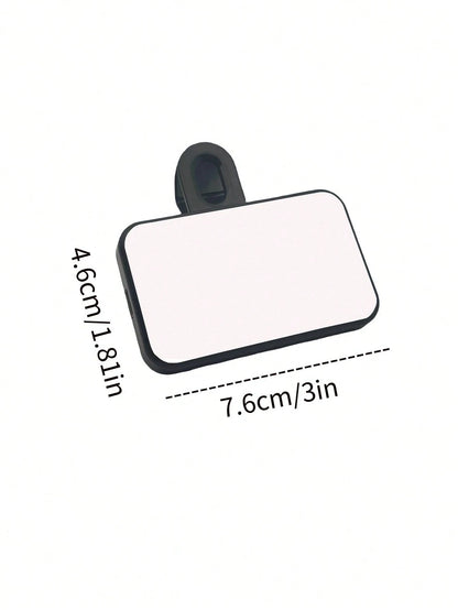 Baijun XU 1pc LED Selfie Light, LED Phone Light, 3 Lighting Modes, Portable Clip-On Fill Light, Suitable For Makeup, Live Streaming, Zoom Meetings, Rechargeable Clip-On Video/Photo Lighting, Compatibl