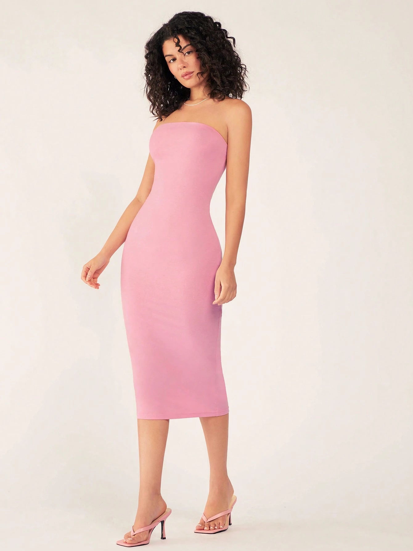 BASICS Women'S Strapless Slim Fit Bodycon Casual Dinner Dress,Summer Dresses For Women Summer Dresses