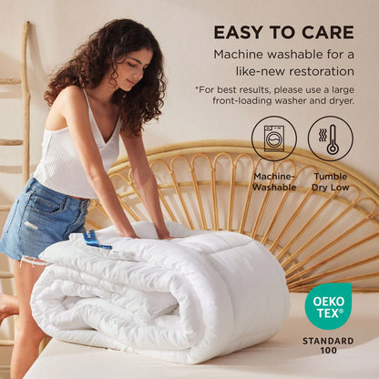 Bedsure Comforter Duvet Insert, GentleSoft Down Alternative Cooling Bedding, Gift For Graduation/Back To School, College Dorm/Apartment Essentials, For Room Home Bedroom Decor, Dorm Decor, Fall Decor
