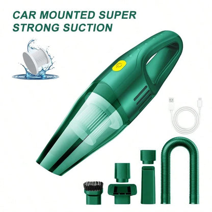 belibuy Portable Handheld Cordless Vacuum Cleaner, Pet Hair Vacuum Cleaner, USB Rechargeable, Suitable For Carpets, Sofas, Stairs, Car Maintenance, With Reusable Filter.