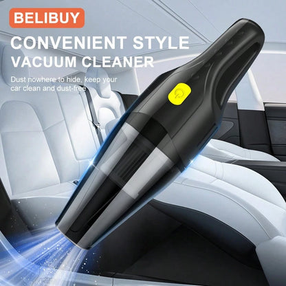 belibuy Portable Handheld Cordless Vacuum Cleaner, Pet Hair Vacuum Cleaner, USB Rechargeable, Suitable For Carpets, Sofas, Stairs, Car Maintenance, With Reusable Filter.