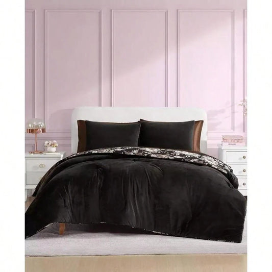 Betsey Johnson Solid Velvet 2-Pc. Comforter Set|| Comforters
