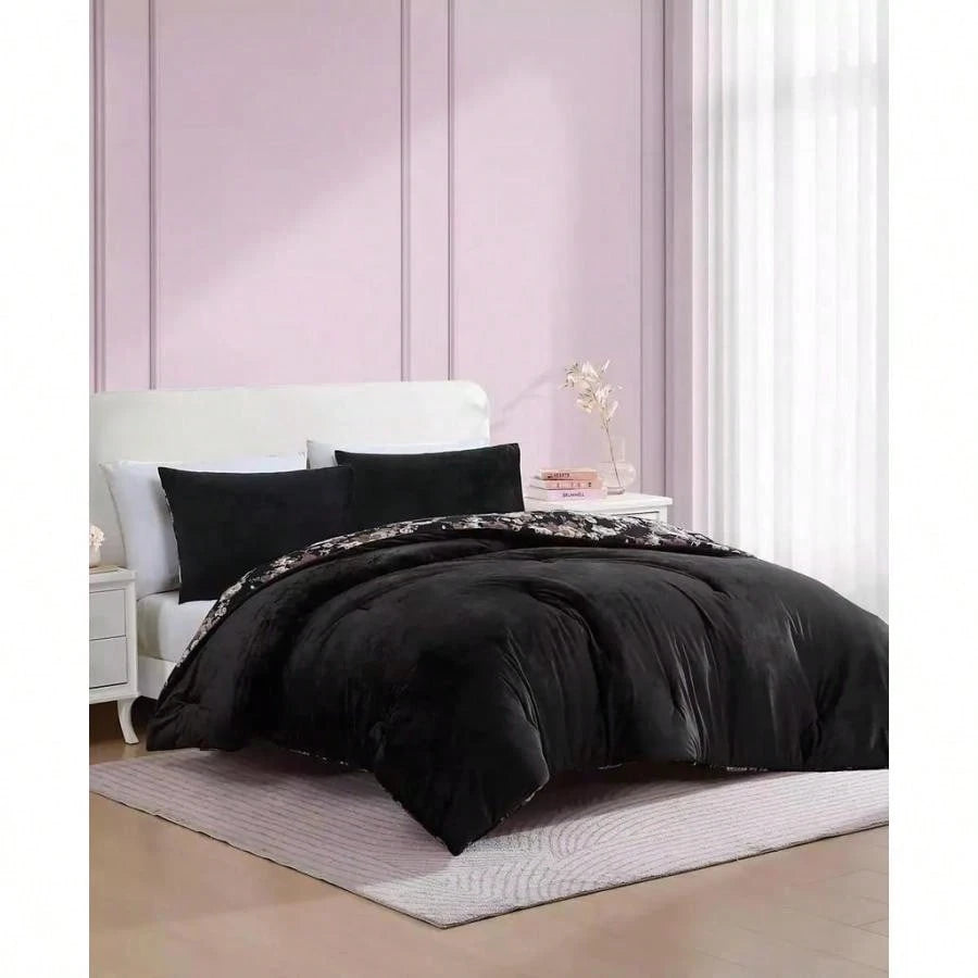Betsey Johnson Solid Velvet 2-Pc. Comforter Set|| Comforters