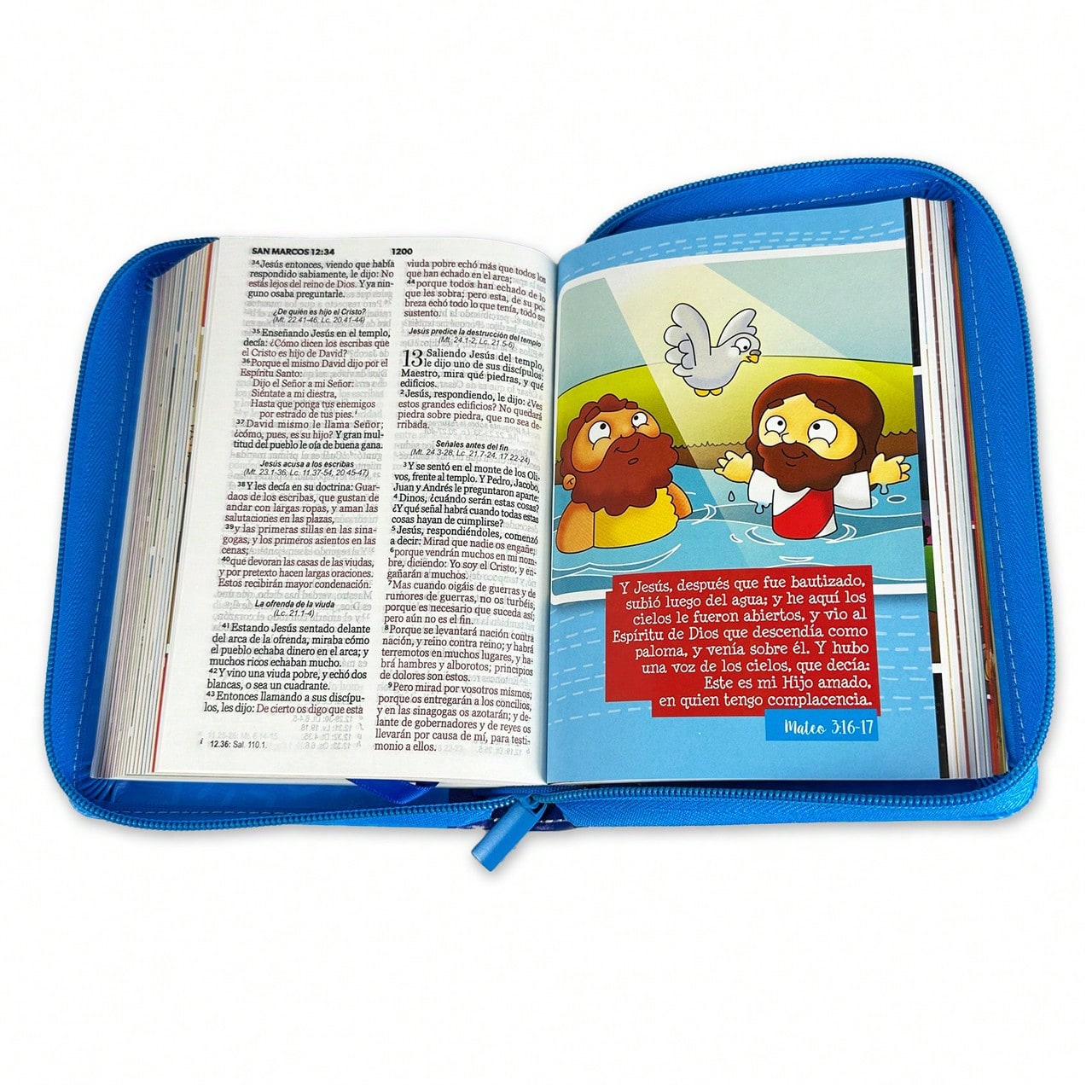 Biblia Mi Gran Viaje Compacta Con Cierre RV1960 Imit Piel Azul