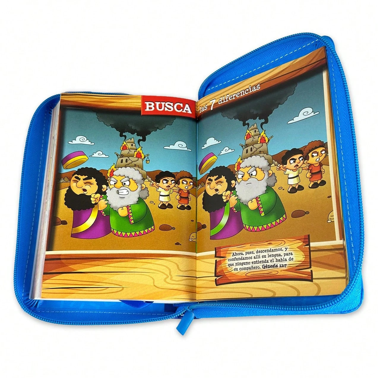 Biblia Mi Gran Viaje Compacta Con Cierre RV1960 Imit Piel Azul