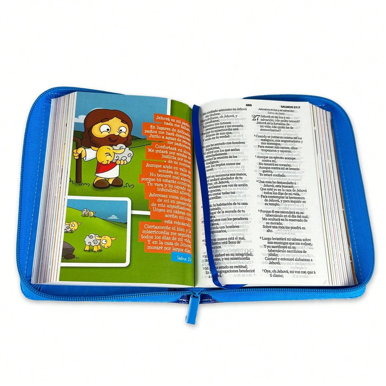 Biblia Mi Gran Viaje Compacta Con Cierre RV1960 Imit Piel Azul