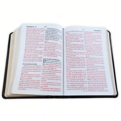 Biblia Portatil Letra Grande 12 Puntos RV1960, Imit Piel Cafe Oscuro Clasica