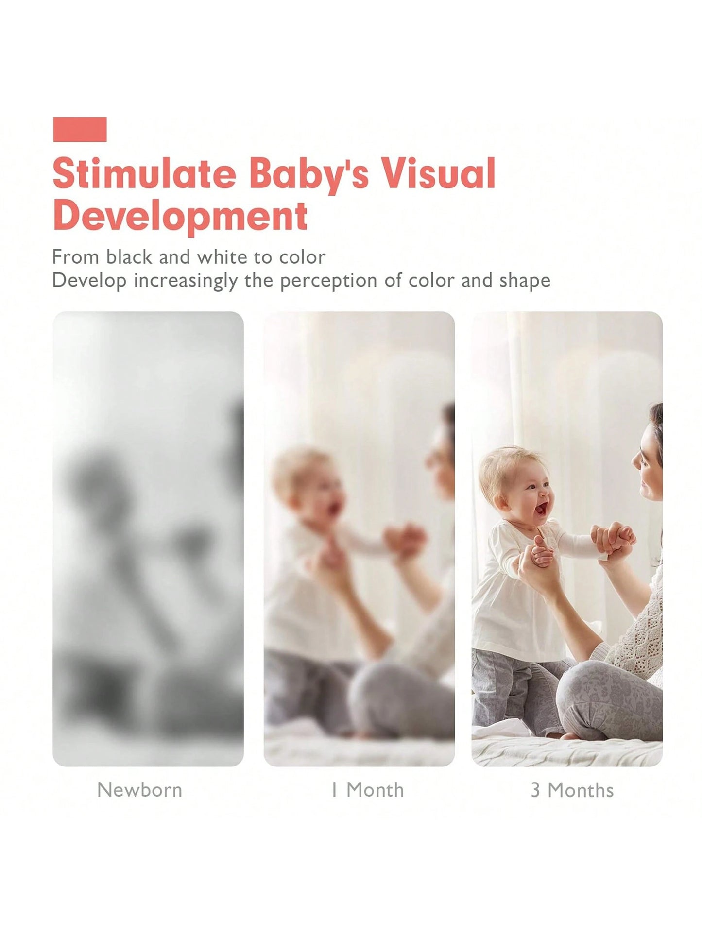 Black And White Cards Newborn Early Education Visual Stimulation Card 0-36 Months Baby Color Tracking Flash Card Puzzle Cognitive Card, For Christmas