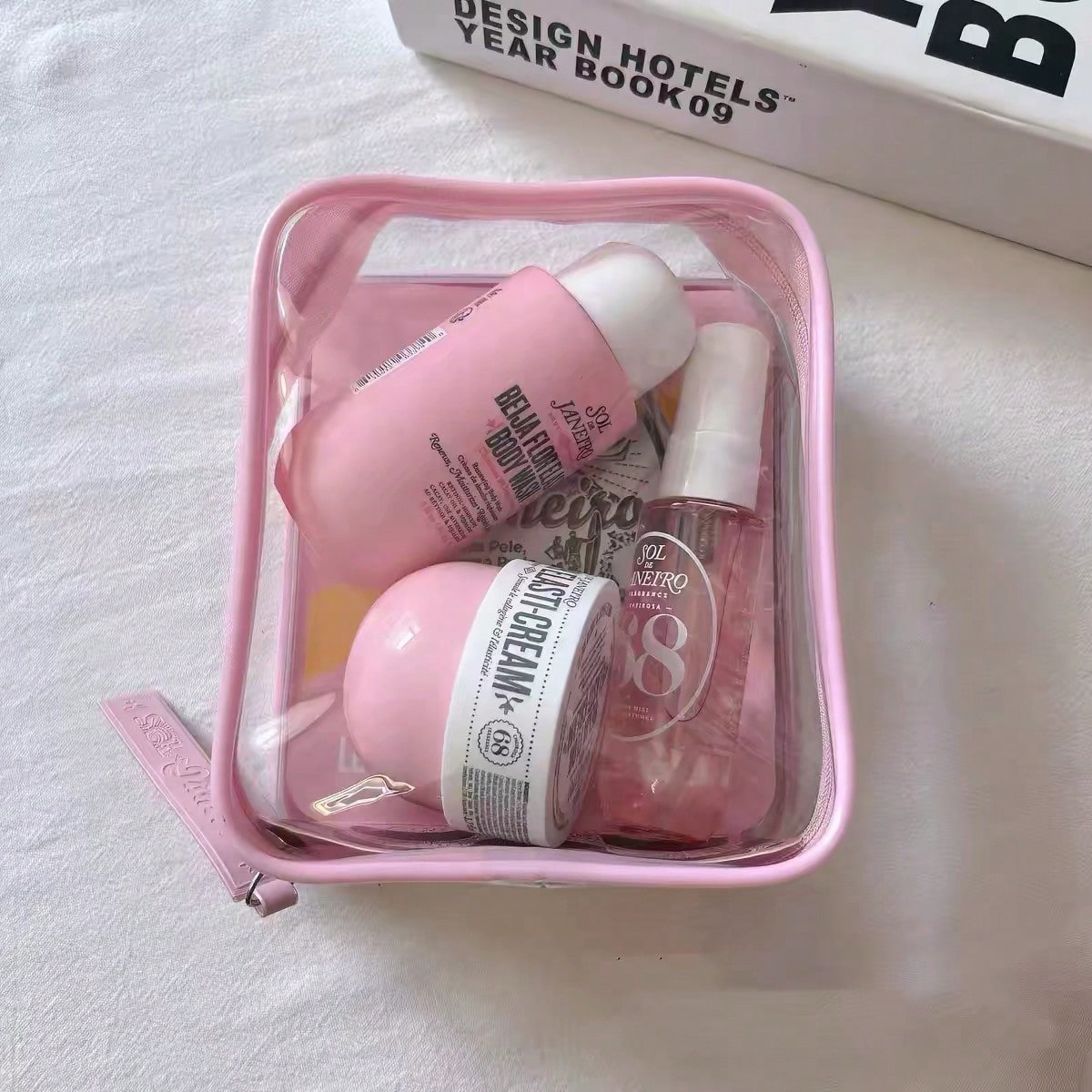 Body Care Travel Set-Cheirosa 68 Perfume Mist (1 Oz)-Delicia Drench Body Butter (1.7 Oz)-Delicia Drench Shower Oil (3 Oz)-Travel-Ready Christmas Gift