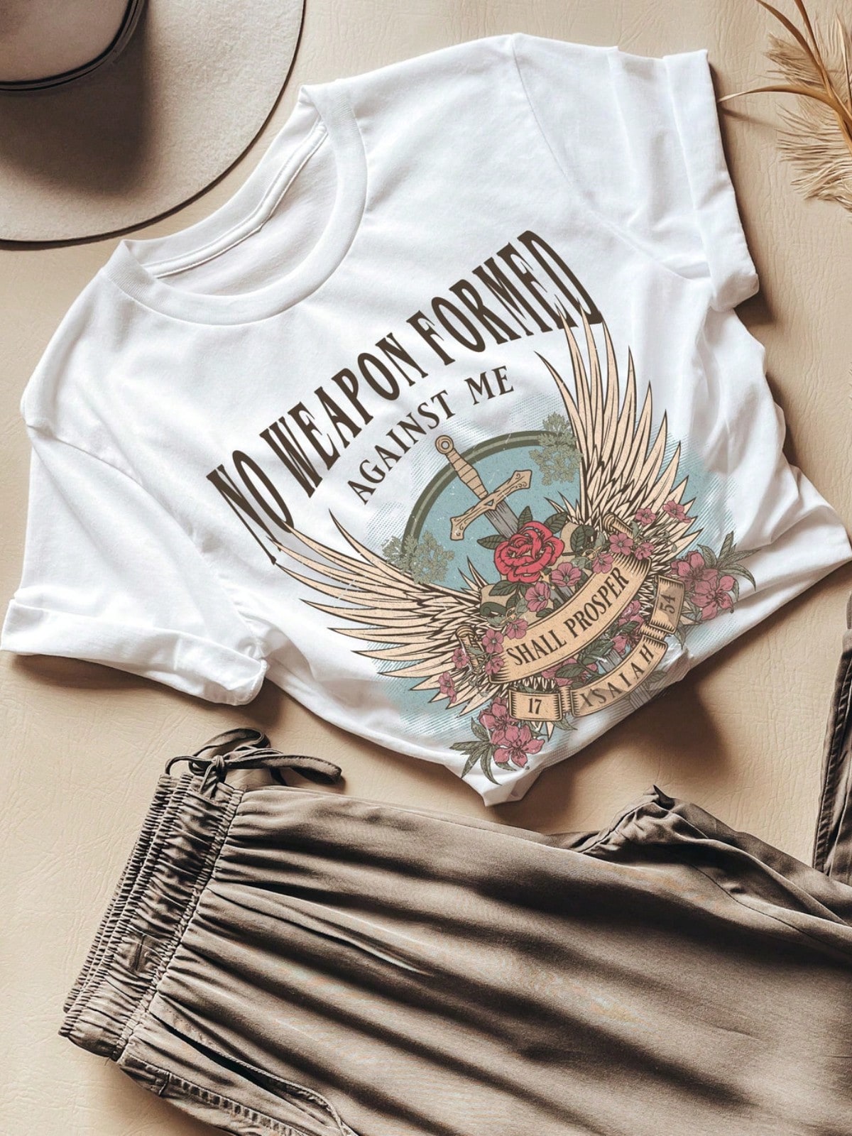 Boho Christian Shirts Bible Verse Shirt Gift For Her Christian Clothing TShirts Christians T Shirts Godly Gifts Religious Apparel