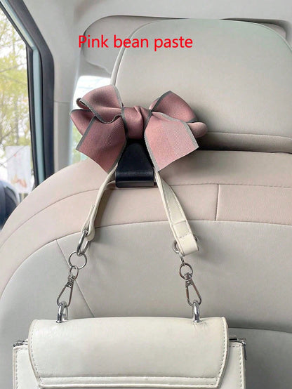 Bowknot Car Seat Hanger, Creative Automobile Seat Back Hook Hangers