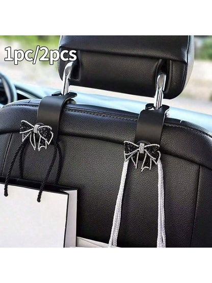 Bowknot Car Seat Hanger, Creative Automobile Seat Back Hook Hangers
