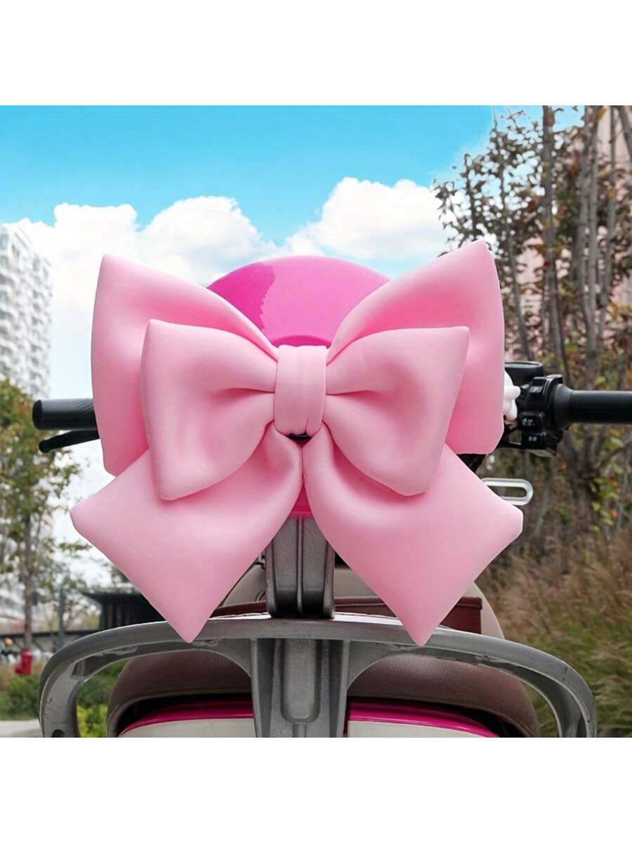 Bowknot Motorcycle Helmet Accessory, Helmet Modification Accessory, Bow Motorcycle Helmet Decoration, Bow-Shaped Auto Body Ornament, Cute & Elegant Fitting For Cars Motorcycles