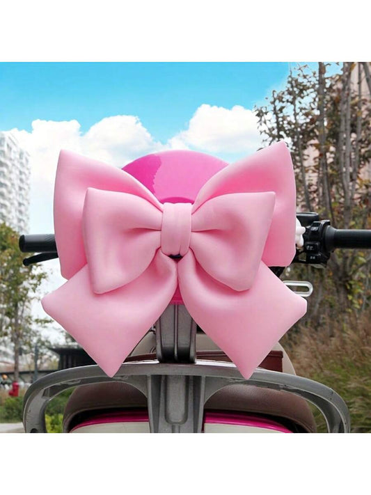 Bowknot Motorcycle Helmet Accessory, Helmet Modification Accessory, Bow Motorcycle Helmet Decoration, Bow-Shaped Auto Body Ornament, Cute & Elegant Fitting For Cars Motorcycles
